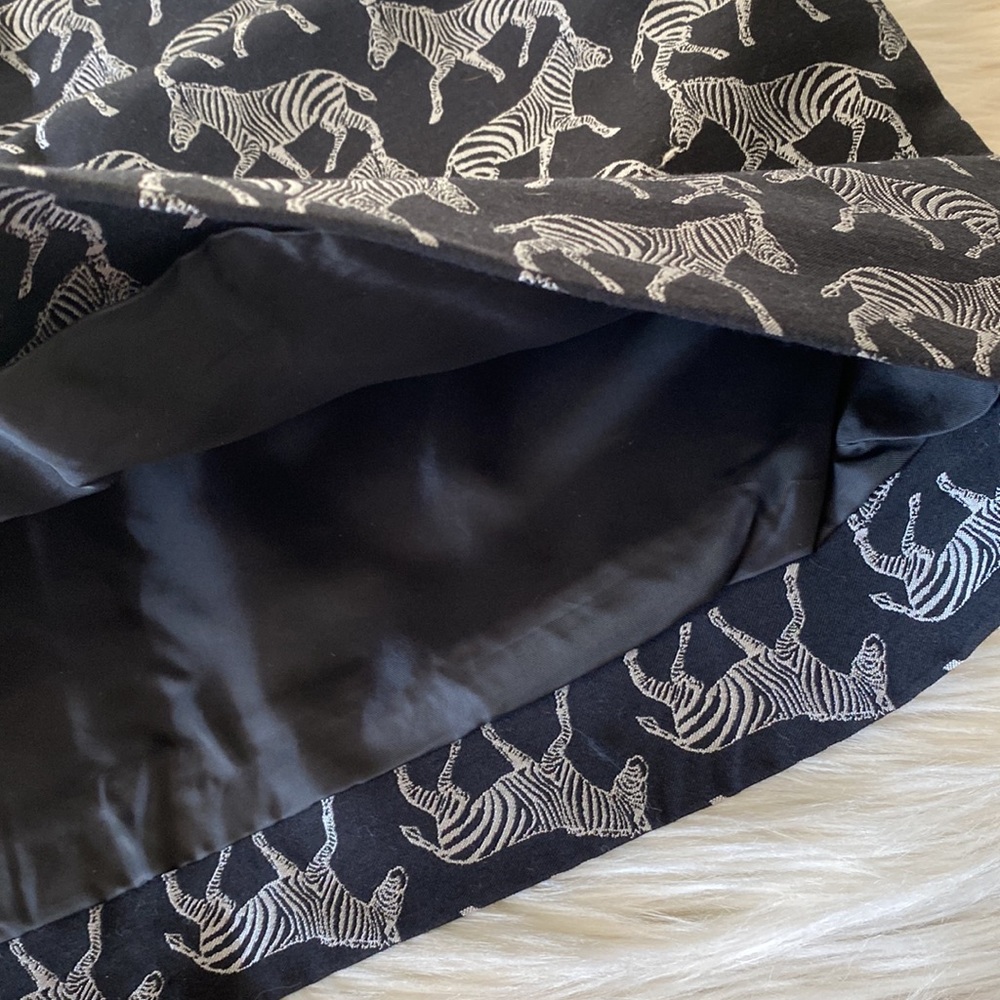 J. C R E W Zebra Pencil Skirt - image 4